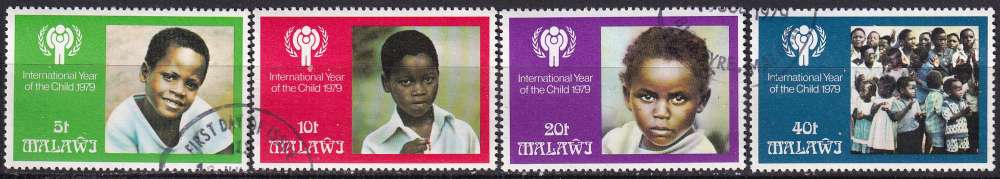 malawi ... n° 334 à 337  obliterés ... 1979