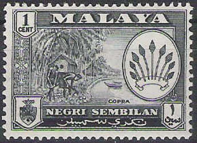 NEGRI SEMBILAN N° 61 YVERT NEUF ** ( MNH )