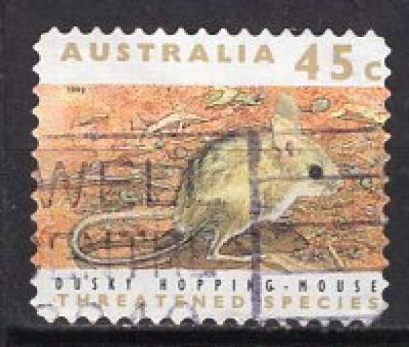 AUSTRALIE 1993 DISTRIBUTEUR ANIMAUX LA GERBOISE  OBLITERE