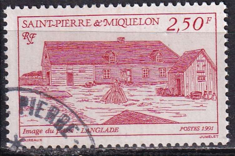 saint-pierre et miquelon ... n° 542  obliteré ... 1991