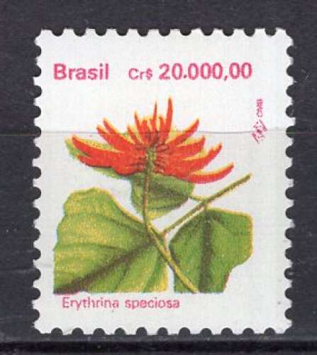 BRESIL 1993 FLEURS L'ERYTHRINA SPECIOSA  NEUF**