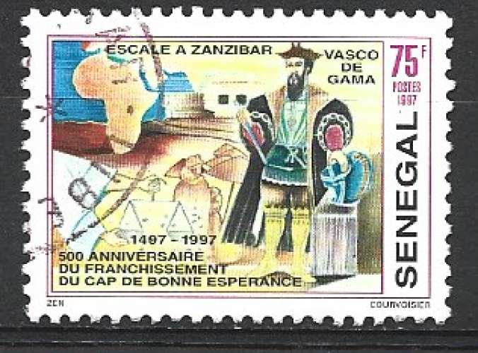 Sénégal 1997  - Y & T : 1249 (o) - Vasco de Gama