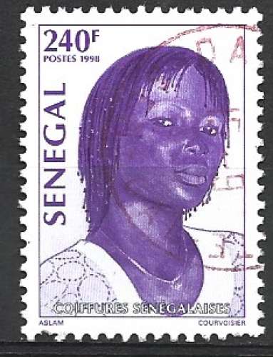 SÉNÉGAL 1998 - Y & T : 1332 - Femme et coiffure