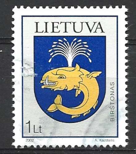 Lituanie 2002 - Y & T : 682 - Blason  