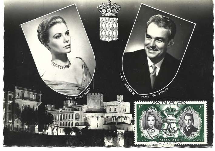 Monaco 1956 - Y & T : 473 - Mariage princier 19 avril 1956