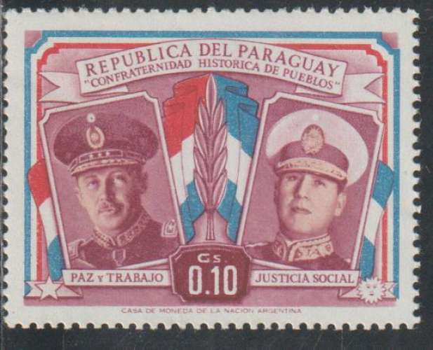 PARAGUAY 1955  - Y&T  N° 507