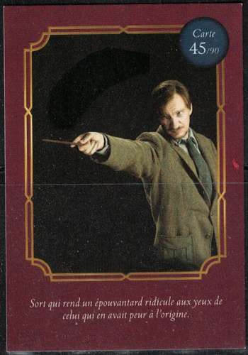 Carte Harry Potter Auchan Wizarding World N° 45