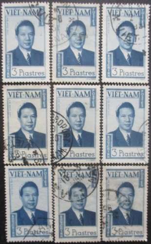 VIET NAM EMPIRE N°9 X 9 oblitéré