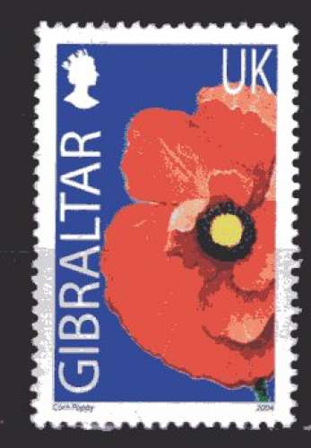 GIBRALTAR 2004 LES FLEURS LE COQUELICOT NEUF**