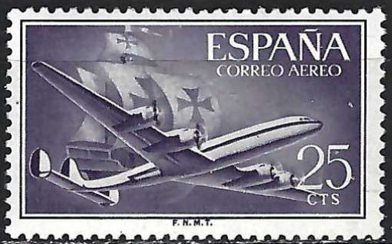 Espagne - 1955-56 - Y & T n° 267 Poste aérienne - MNH