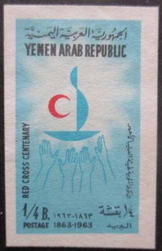 YEMEN ARABE N°49 Croix rouge neuf *