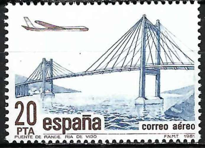 Espagne - 1981 - Y & T n° 299 Poste aérienne - MNH