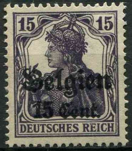 BELGIQUE occupation allemande 1916 NEUF** MNH N° 15