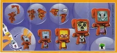 Kinder Joy série Robots / Robot orange  / Ref : FT039B