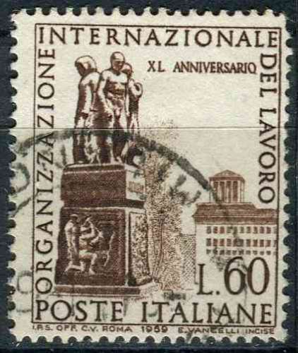 ITALIE 1959 OBLITERE N° 799