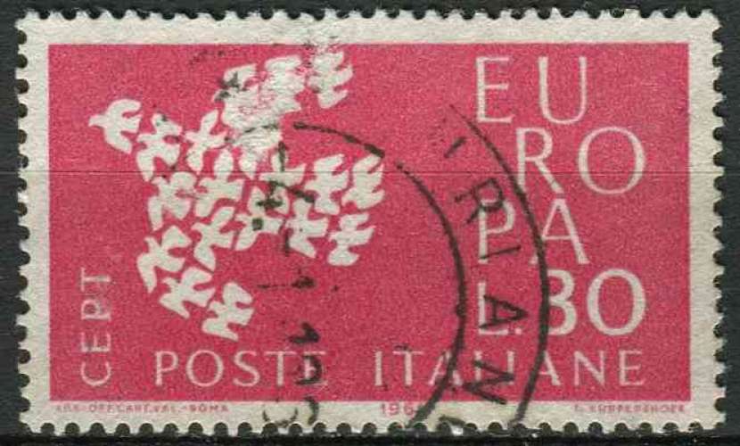 ITALIE 1961 OBLITERE N° 858 europa