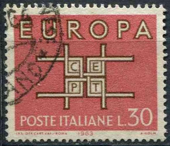 ITALIE 1963 OBLITERE N° 895 europa