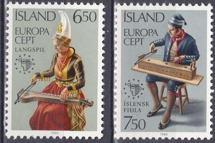 Islande 1985 NMH Europa musique (J4) 