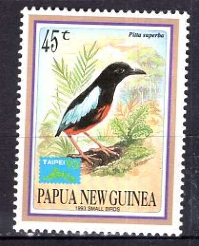 PAPOUASIE NOUVELLE GUINEE 1996 LES OISEAUX LA BREVE SUPERBE NEUF**