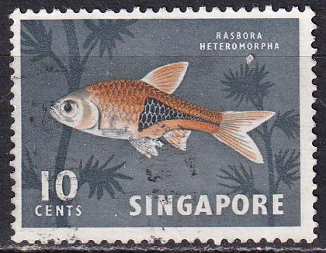 singapour ... n° 57  obliteré ... 1962