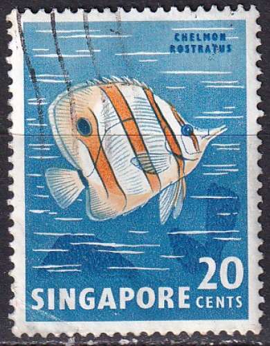 singapour ... n° 58  obliteré ... 1962