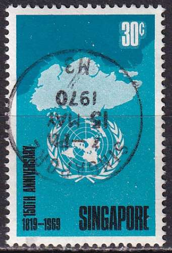 singapour ... n° 98  obliteré ... 1969