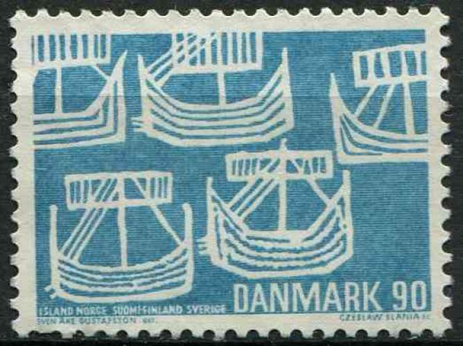 DANEMARK 1968 OBLITERE N° 487