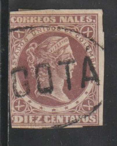 COLOMBIE 1876 - Y&T  N° 55