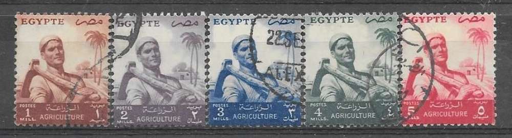 Egypte N° 365/68 YVERT OBLITERE ( USED )