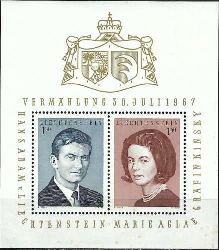 Liechtenstein - 1967 - Y & T n° 10 Blocs & feuillets - MNH