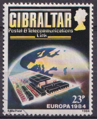 Gibraltar 1984 Y&T 484 oblitéré - Europa 