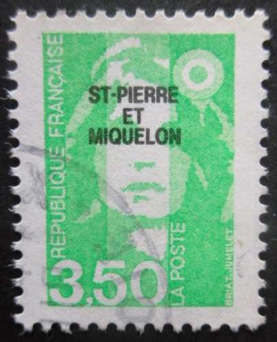 ST PIERRE ET MIQUELON N°588 oblitéré 