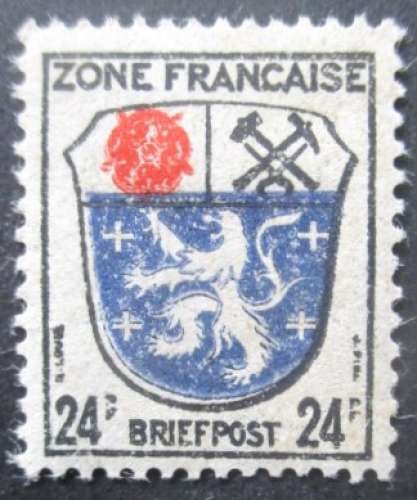 ZONE FRANCAISE N°9 Armoirie de Sarre neuf *