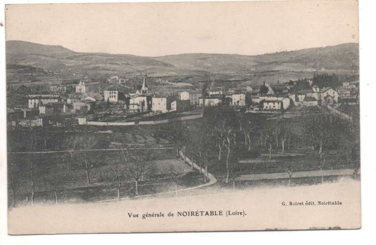   cpa 42 Noirétable  vue générale