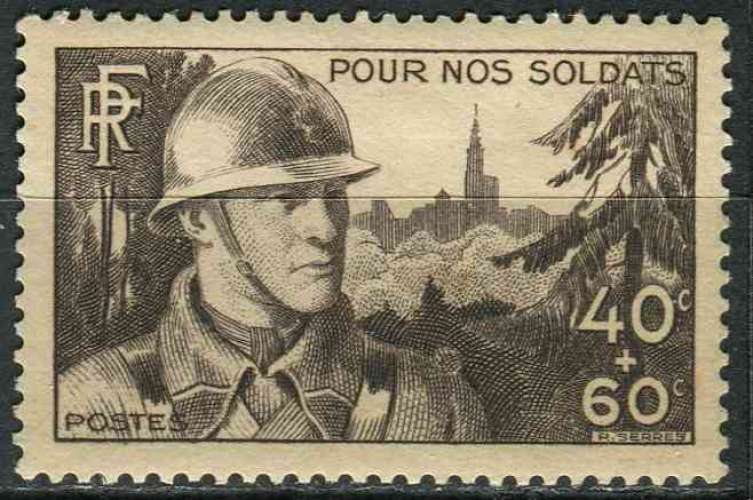 FRANCE 1940 NEUF* charnière N° 451