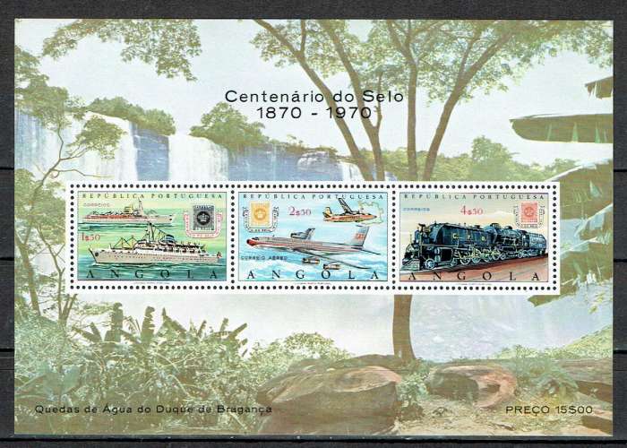 PORTUGAL ANGOLA 1970 - BLOC YT BF 3 MNH.