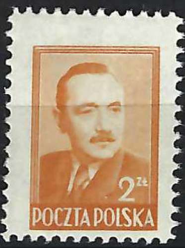 Pologne - 1948-49 - Y & T n° 529 - MNH