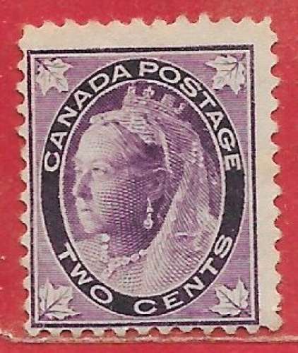 Canada n°56 2c violet 1897-98 (*)