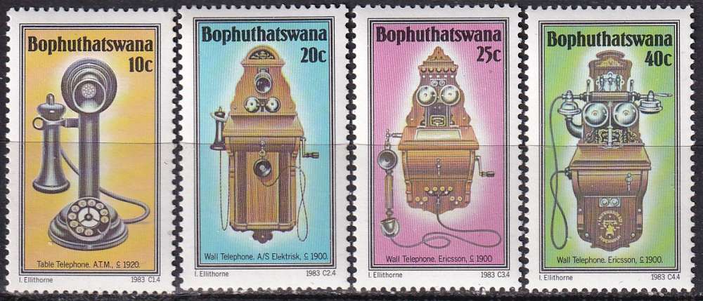 bophuthatswana ... n° 108 à 111  neufs** ... 1983