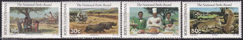 bophuthatswana ... n° 202 à 205  neufs** ... 1988