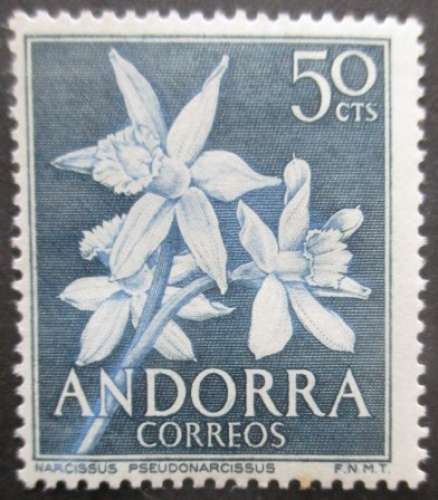 ANDORRE ESPAGNOL N°61 neuf * cote 1€