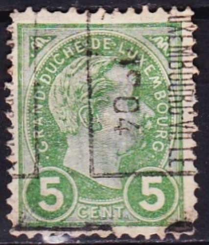 Luxembourg - Année 1895 - Y&T N° 72 - préoblitéré