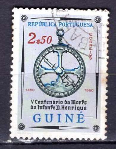 GUINEE PORTUGAISE 1960 LE PRINCE  ENRIQUE LE NAVIGATEUR   OBLITERE