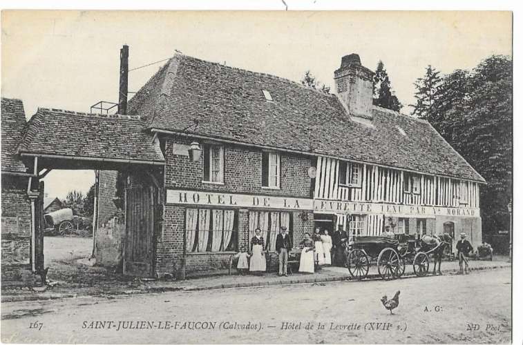 SAINT JULIEN le FAUCON: Hôtel de la Levrette  (XVIIè) - 167 ND -