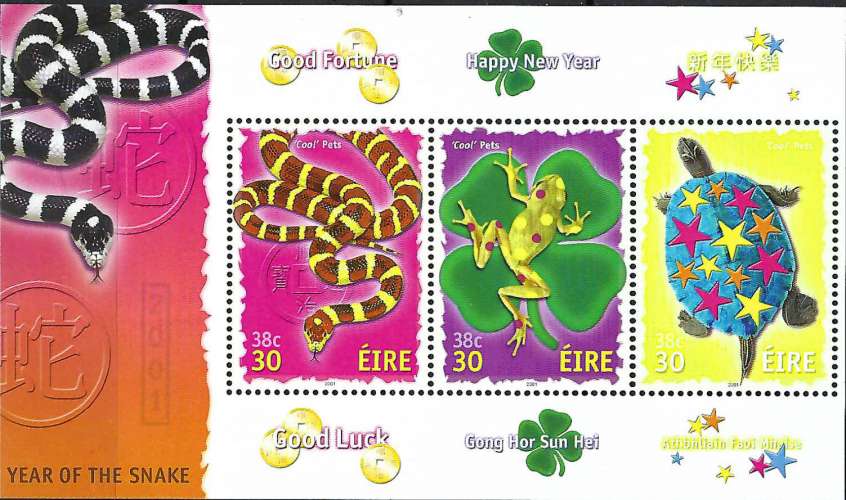 Irlande - 2001 - Y & T n° 38 Blocs & feuillets - MNH