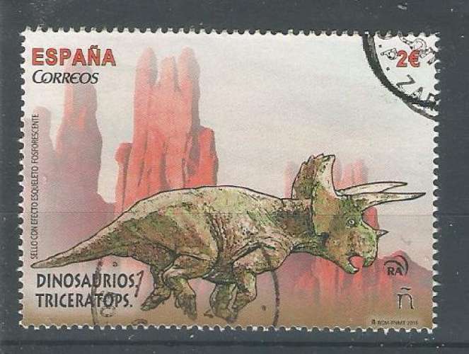 Espagne 2015 - YT n° 4683 - Diplodocus - cote 2,40