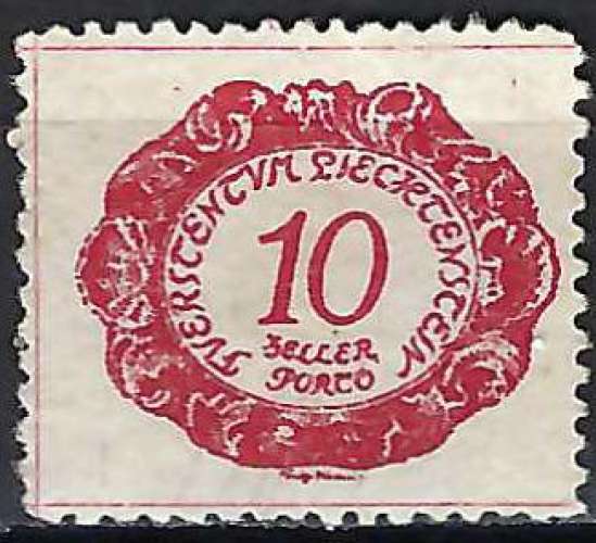 Liechtenstein - 1920 - Y & T n° 2 Timbres-taxe - MNH