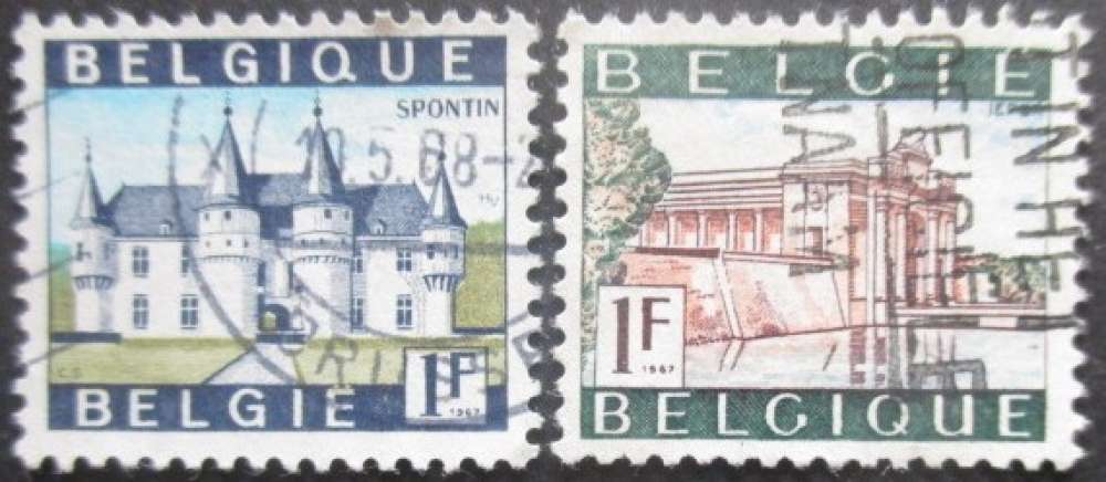 BELGIQUE N°1423 et 1424 oblitérés