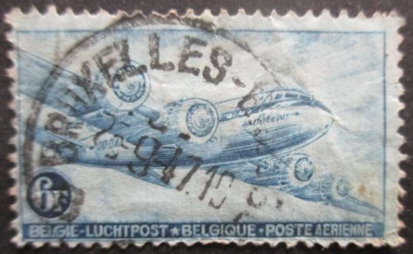 BELGIQUE poste aérienne N°8 oblitéré