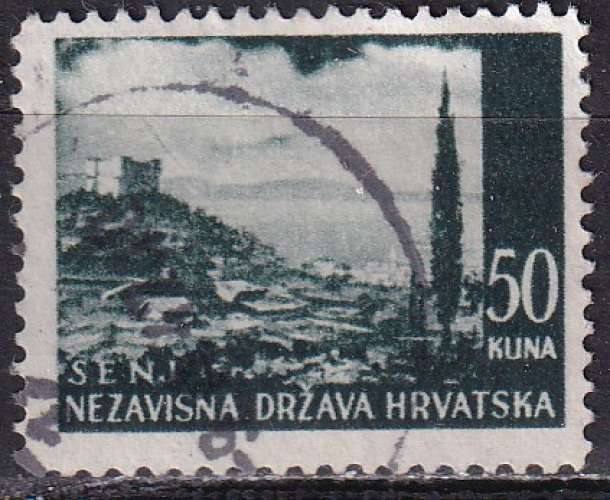 croatie ... n° 45  obliteré ... 1941